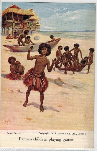 PAPUA - 1930 (circa) unused Southern Seas postcard depicting 