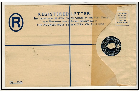 NYASALAND - 1938 4d blue RPSE (size H) unused.  H&G 3b.