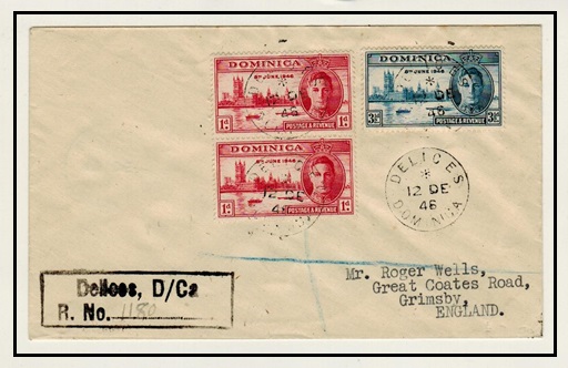 DOMINICA - 1946 registered 