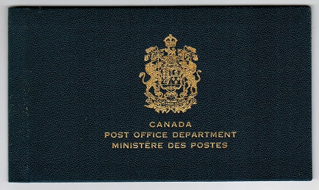 CANADA - 1951 Gold crested blue official presentation folder for the 