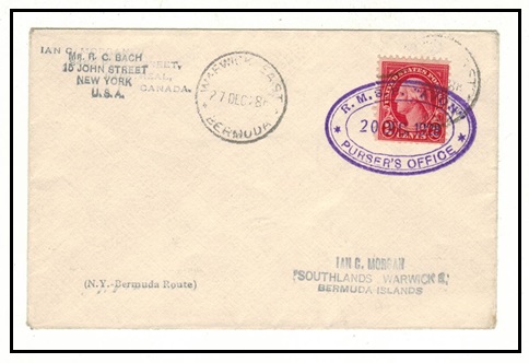 BERMUDA - 1928 inward 