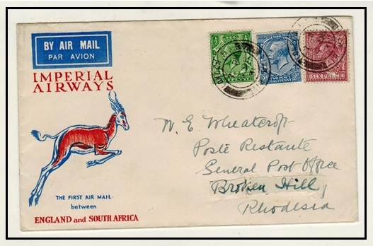 NORTHERN RHODESIA - 1931 inward 