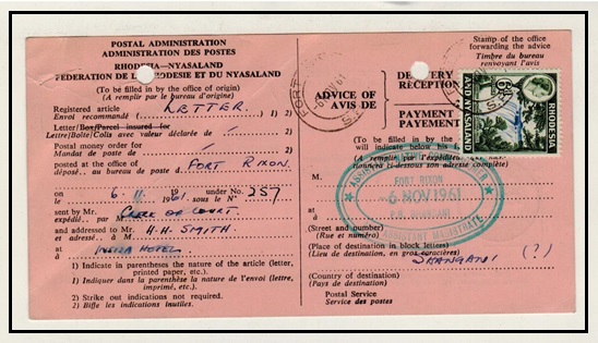 RHODESIA AND NYASALAND - 1961 