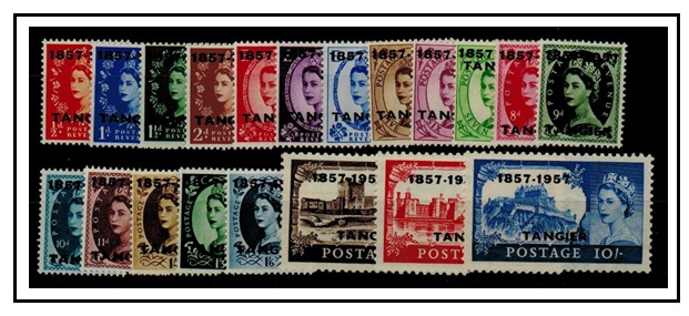 MOROCCO AGENCIES - 1957 set of 20 unmounted mint.  SG 323-42.