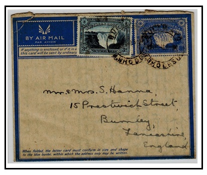 SOUTHERN RHODESIA - 1944 3d blue 