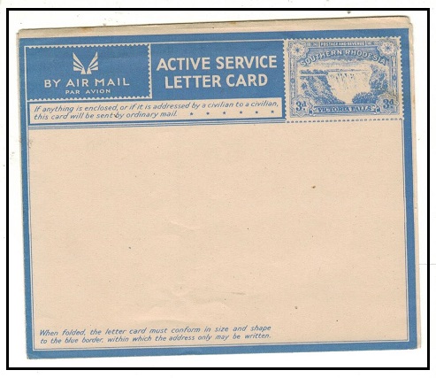 SOUTHERN RHODESIA - 1944 3d blue 