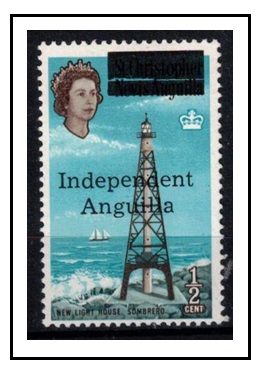 ANGUILLA - 1967 1/2c 