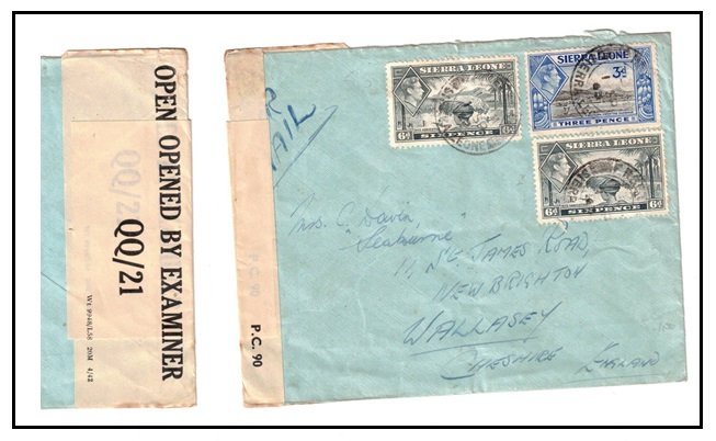 SIERRA LEONE - 1943 1/3d rate 