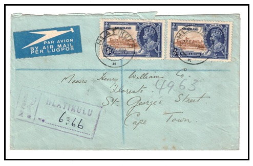 SWAZILAND - 1935 3d (x2) 