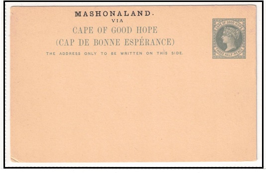 RHODESIA - 1893 1 1/2d grey 