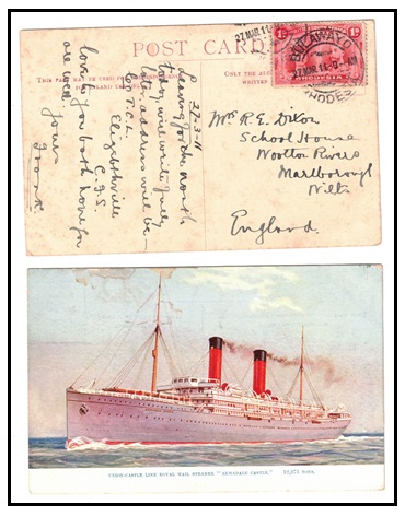 RHODESIA - 1911 1d 