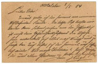 SOUTHERN NIGERIA - 1903 1d PSC used from OLD CALABAR.  H&G 2.