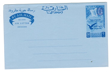 BR.P.O.IN E.A. - 1966 30np unused airletter with bars. Kessler 8.