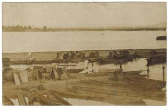 SOUTHERN NIGERIA - 1908 real picture postcard to France from WARRI.