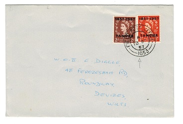 MOROCCO AGENCIES - 1957 FPO 1053 cover to UK.