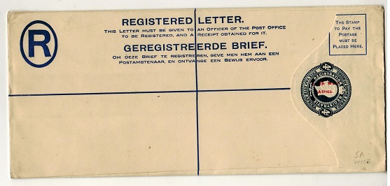 SOUTH WEST AFRICA - 1923 4d blue RPSE (size H2) unused.  H&G 5a.