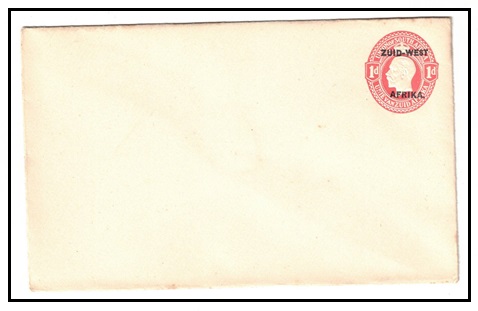 SOUTH WEST AFRICA - 1923 1d red PSE (size b) unused.  H&G 2a.