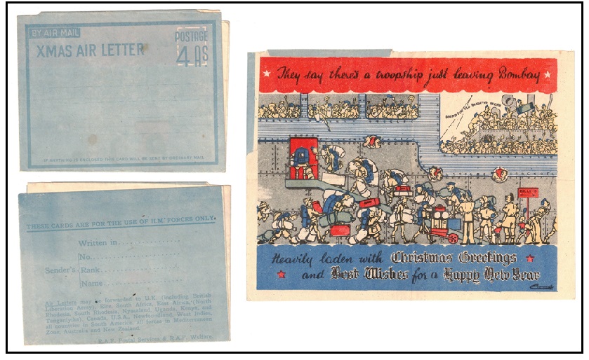 INDIA - 1944 4as 