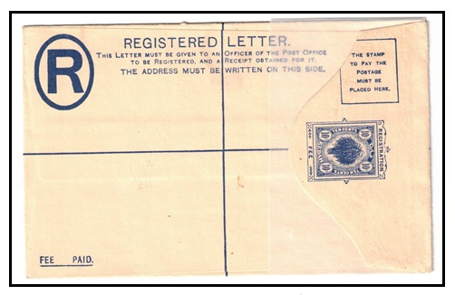 MALAYA - 1912 10c blue RPSE (size G) unused.  H&G 1.