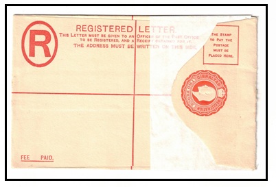 GIBRALTAR - 1902 2d red RPSE (size G) unused.  H&G 11c.