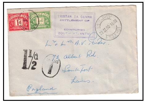 TRISTAN DA CUNHA - 1950 stampless 