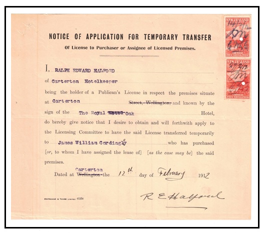 NEW ZEALAND - 1912 