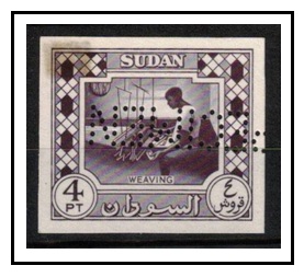 SUDAN - 1951 4pt printers sample 