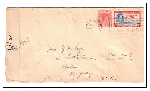 BAHAMAS - 1942 10d rate 