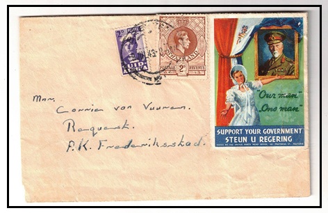 SWAZILAND - 1943 2d + 2d 