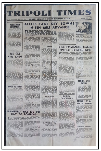 B.O.F.I.C. - 1942 (AUG.4.) front page of the 