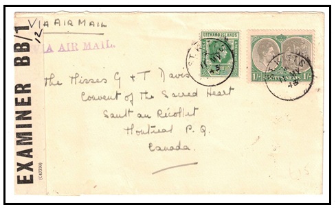 ST.KITTS - 1943 
