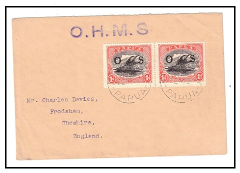 PAPUA - 1934 1d (x2) 