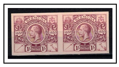 BERMUDA - 1921 1/- (SG type 19) 
