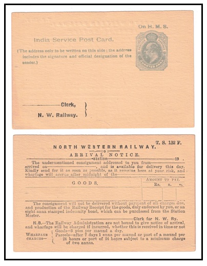 INDIA - 1903 1/4a ultramarine 