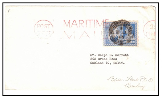 INDIA - 1946 3 1/2a 