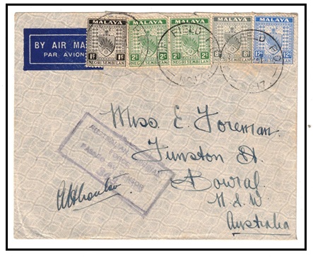 MALAYA - 1941 25c rate 