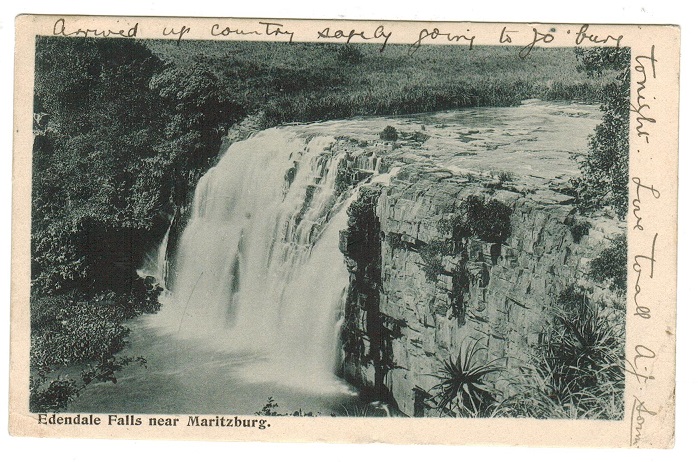 ORANGE RIVER COLONY - 1905 postcard to UK used at WOLVENHOEK.