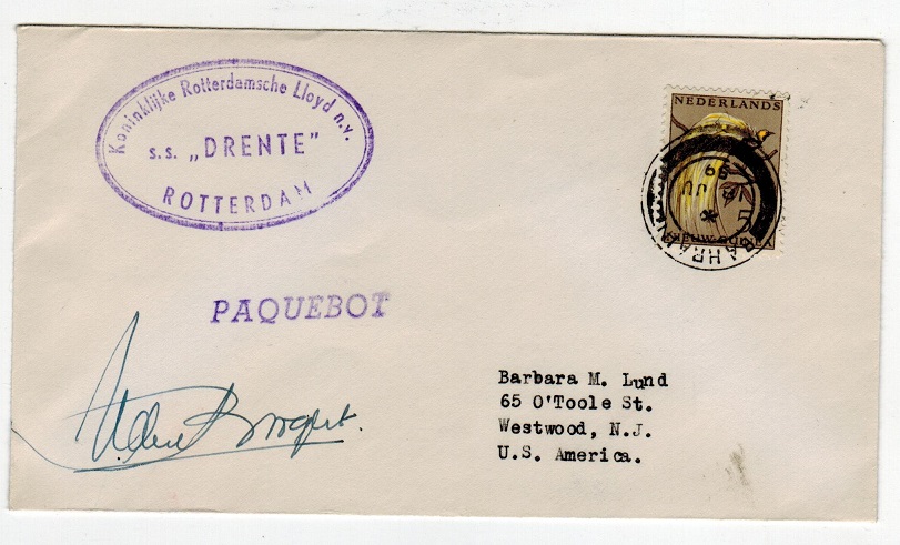 BAHRAIN - 1959 PAQUEBOT cover to USA.