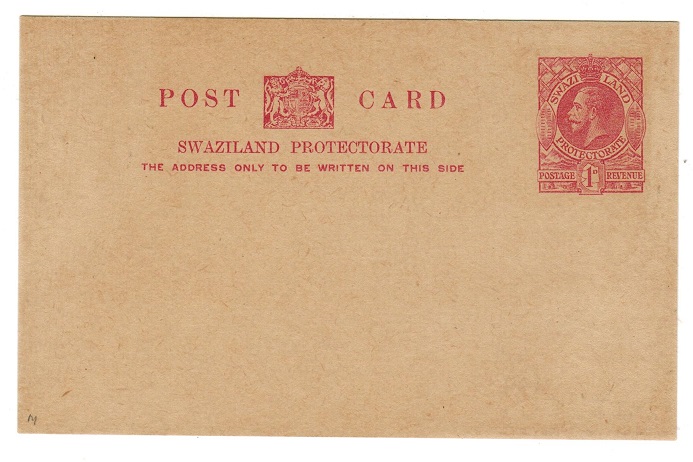 SWAZILAND - 1932 1d PSC unused.  H&G 1.