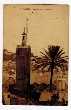 MOROCCO AGENCIES - 1913 postcard used from TANGIER (CODE A).