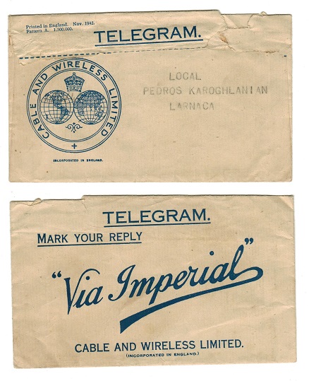 CYPRUS - 1946 use of 