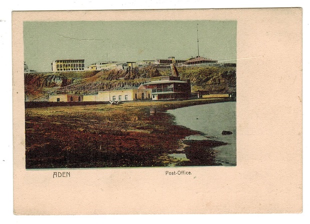 ADEN - 1900 (circa) postcard depicting POST OFFICE.