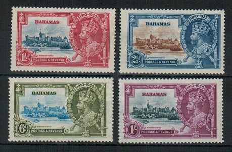 BAHAMAS - 1935 Silver Jubilee set U/M.  SG 141-44.