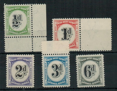 SOUTH WEST AFRICA - 1931 1/2d to 6d 