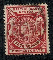 BRITISH EAST AFRICA - 1896 4r carmine lake fine used.  SG 78.