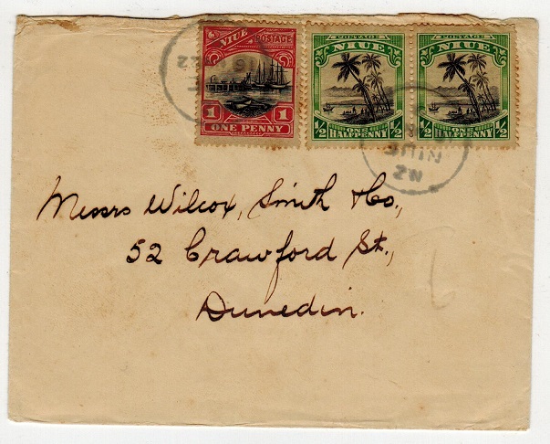 NIUE - 1922 2d rate cover to New Zealand