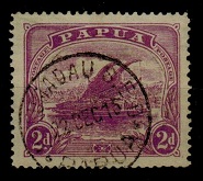 PAPUA - 1911 2d (SG 86) cancelled by near complete KULUMADAU S.E.D. cds.