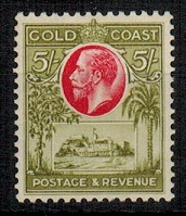 GOLD COAST - 1928 5/- 