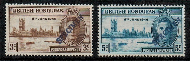 BRITISH HONDURAS - 1946 