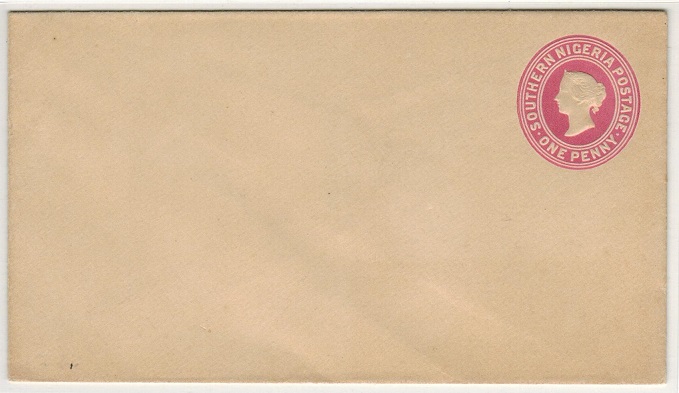 SOUTHERN NIGERIA - 1901 1d rose PSE unused.  H&G 1.